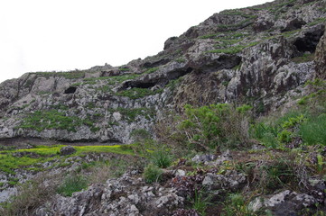 Mountains near the village of Chamorga in the north of Tenerife