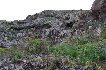 Mountains near the village of Chamorga in the north of Tenerife