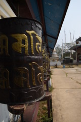 Detail of Buddhist architecture.