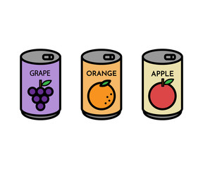 フルーツジュース/缶ジュース/空き缶/ジュース