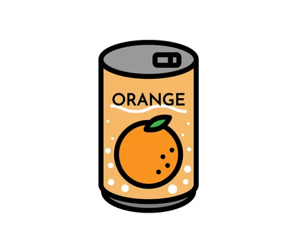 オレンジ缶ジュースのイラスト 空き缶 みかん 素材 Stock Illustration Adobe Stock オレンジ缶ジュースのイラスト 空き缶 みかん 素材 Stock Illustration Adobe Stock