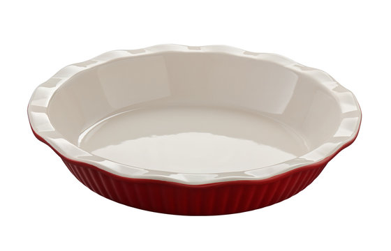 Empty Round Baking Dish For Gratin, Casserole