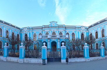 City mansion Chertkov in the Rococo style of XVII—XIX centuries reconstructed according to the...