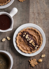 tartelettes cacahuète chocolat fait maison
