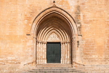 Fototapeta na wymiar Architecture of Ciutadella old town de Menorca. Baleares, Spain