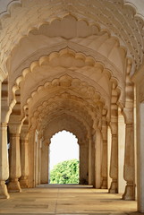 Fototapeta na wymiar Inner view of Bibi Ka Makbara, Aurangabad, Maharashtra, India. 