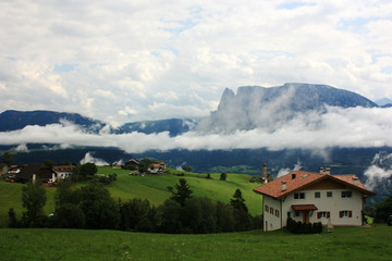 Village in the foothills of the Dolomites