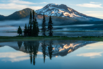 Mountain Reflections at Sparks Lake - Oregon