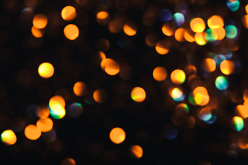 bokeh lights background.