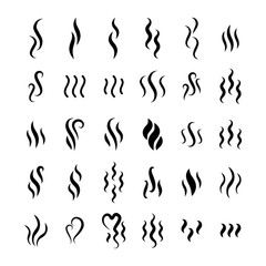 Sef of steam vector icons