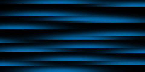 Fototapeta premium Abstract black geometric background. blue line and dark space . New texture for your design