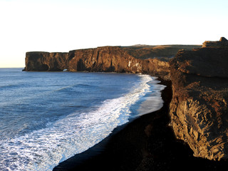 Black Sand Beach in Iceland