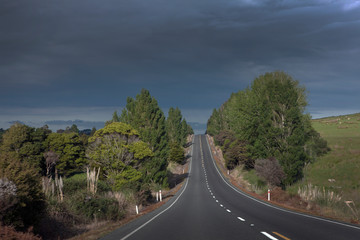 Highway 12 at Brynderwyn New Zealand