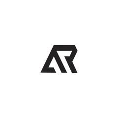 AR Letter Logo Design Template