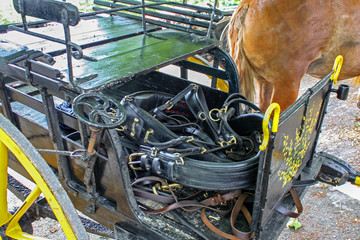Harnachement de cheval en vrac