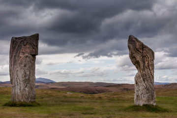 Callandish standing stones in Lewis