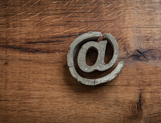 Broken Email Sign