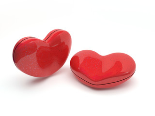 Red heart for valentine's day celebrate