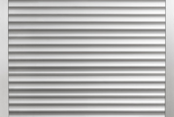 Garage or store roller shutter. Protect System for garage and shop. Pattern, background and Texture concept.