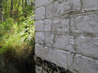 White brick wall
