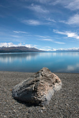 Lake pukaki. Mount Cook New Zealand. Mountains