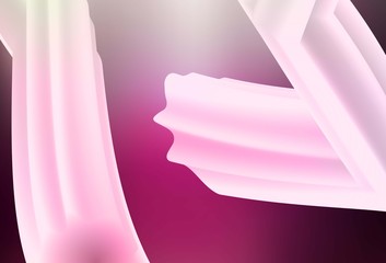 Dark Pink vector blurred and colored pattern.