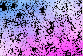 Dark Pink, Blue vector background with abstract forms.