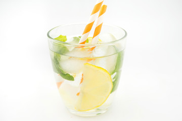 basil lemonade refresh drink for summer