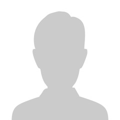 Profile Placeholder image. Gray silhouette no photo