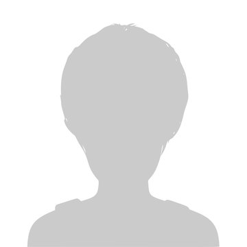 Profile Placeholder image. Gray silhouette no photo