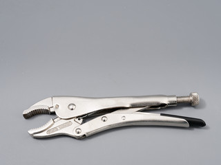 auto repair wrenches on a gray background