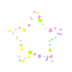 Sprinkles grainy. Cupcake dessert bakery confetti