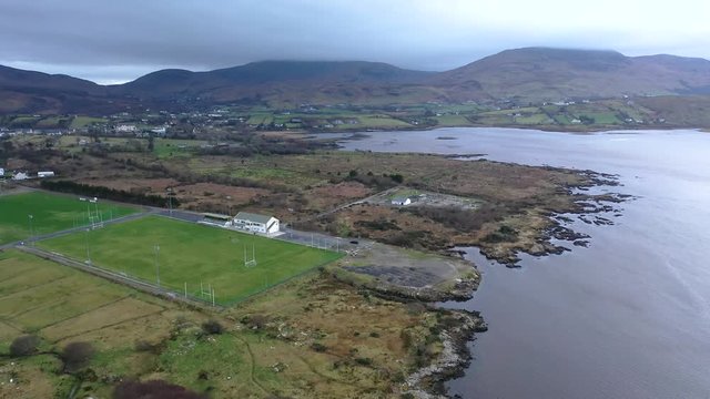 Aerial view of Ardara in County Donegal - Ireland