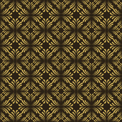 Vector seamless pattern. Decorative background in modern style. Wallpaper pattern.