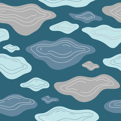 Obraz premium Abstract seamless pattern elements. Vector texture for your design. Simple modern texture with chaotic painted shapes. for textile and scrapbooking