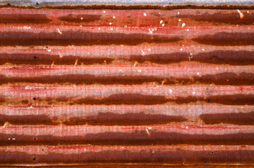 rusty corrugated metal background