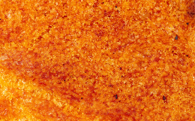 Brown bread crust as an abstract background