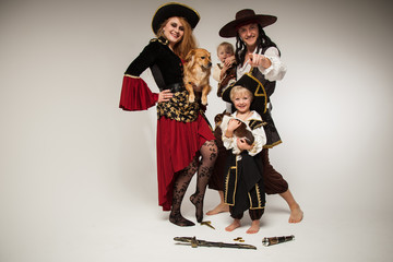 Familie im Partnerlook