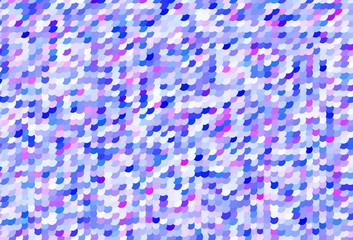 Light Blue, Red vector background with bubbles.
