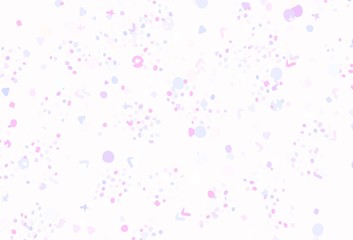 Dark Pink, Yellow vector template with chaotic shapes.