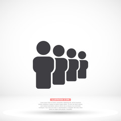 Vector people icon design 10 eps illustration