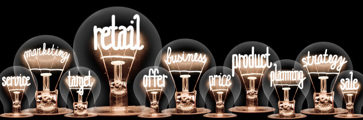 Light Bulbs with Retail Concept