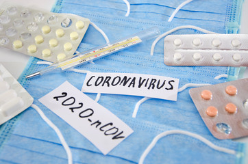 Novel coronavirus - 2019-nCoV.  Chinese coronavirus outbreak. MERS-Cov middle East respiratory...