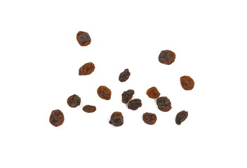 raisins isolated on white background