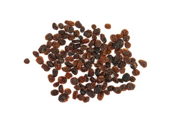 raisins isolated on white background