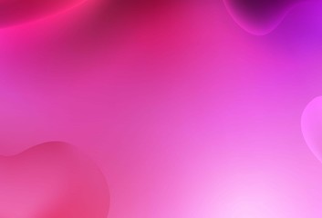 Dark Purple, Pink vector background with liquid shapes. Glitter abstract illustration with wry lines. Pattern for your business design.