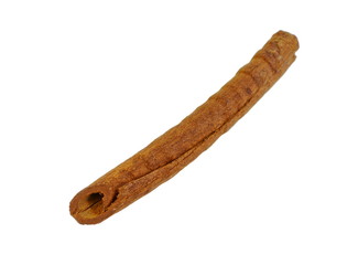Cinnamon sticks isolated on white background with shadow. Spice Cinnamon sticks.
