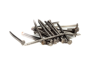 N&auml;gel auf wei&szlig;en Hintergrund