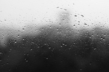 rain drops on the window