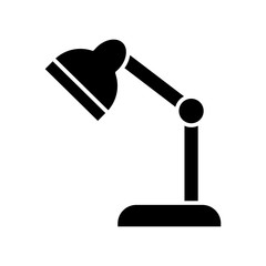 Table lamp, reading lamp icon vector sign and symbol on trendy design